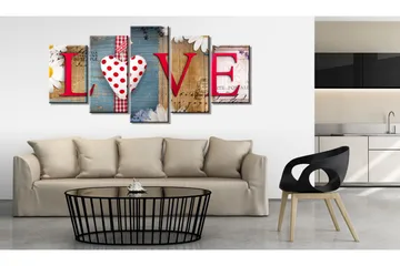 Tavla Love Handmade 100x50 - Artgeist sp. z o. o. - Inredning - Tavlor & konst - Canvastavlor