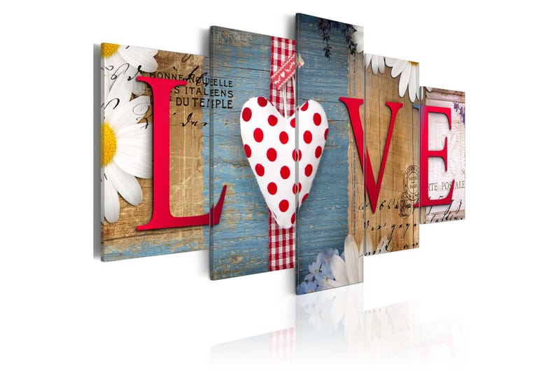 Tavla Love Handmade 100x50, Artgeist sp. z o. o.