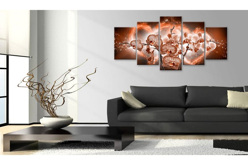 Tavla Love Orchids 200x100 - Artgeist sp. z o. o. - Inredning - Tavlor & konst - Canvastavlor