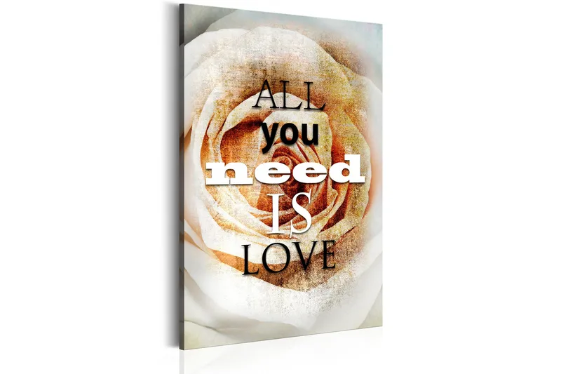 Tavla Love Rose 80x120 cm, undefined