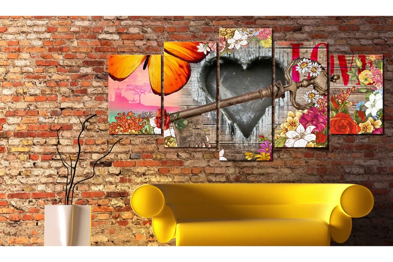 Tavla Love Trailer 100x50 - Artgeist sp. z o. o. - Inredning - Tavlor & konst - Canvastavlor
