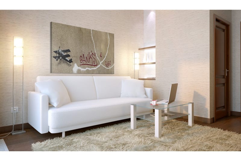 Tavla Love Plane Banksy 60x40 - Artgeist sp. z o. o. - Inredning - Tavlor & konst - Canvastavlor