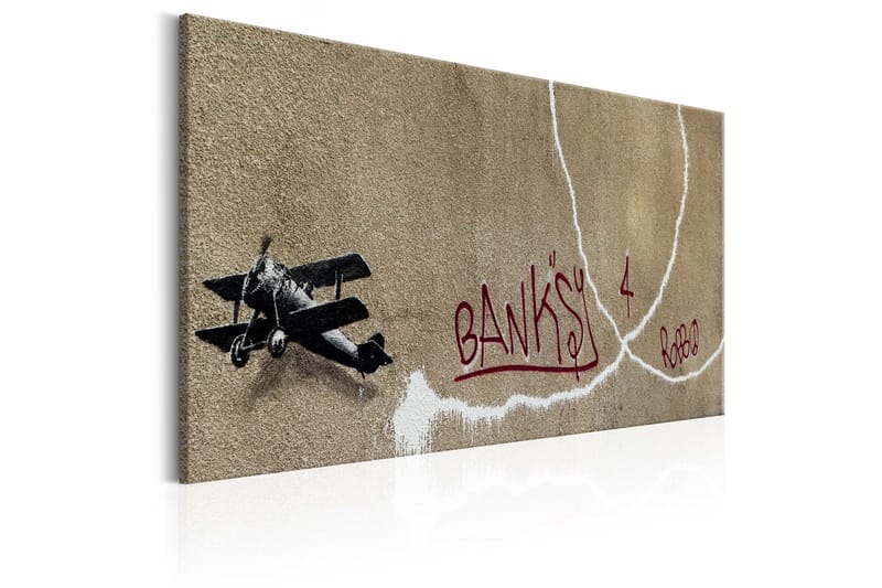 Tavla Love Plane Banksy 120x80 cm, undefined