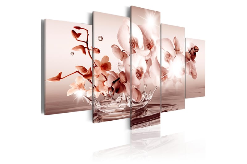 Tavla Lyric Of Orchid 200x100 - Artgeist sp. z o. o. - Inredning - Tavlor & konst - Canvastavlor