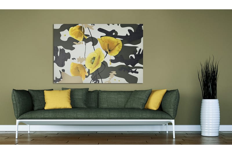 Tavla Målad av vallmo 120x80, Artgeist sp. z o. o.