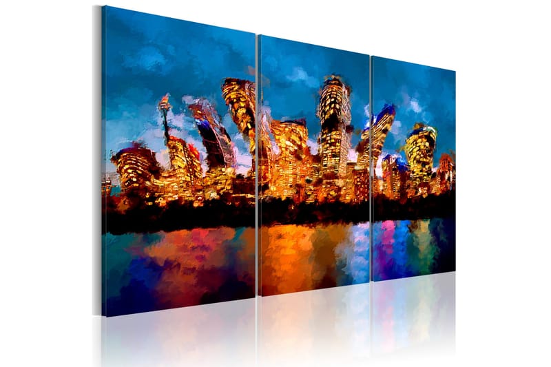 Tavla Mad city triptych 90x60, Artgeist sp. z o. o.