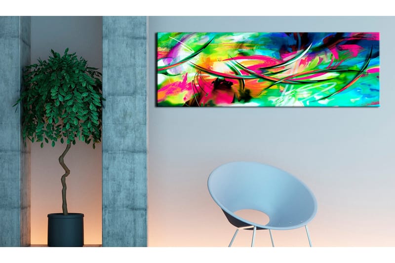 Tavla Madness Of Color 120x40 - Artgeist sp. z o. o. - Inredning - Tavlor & konst - Canvastavlor