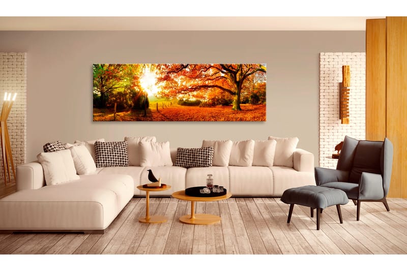 Tavla Magic of Autumn 135x45 - Artgeist sp. z o. o. - Inredning - Tavlor & konst - Canvastavlor