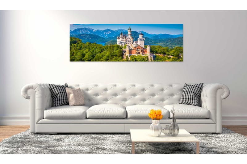 Tavla Magic Places Neuschwanstein Castle 120x40 - Artgeist sp. z o. o. - Inredning - Tavlor & konst - Canvastavlor