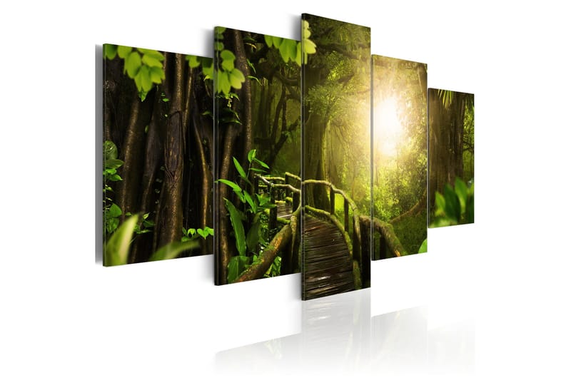Tavla Magical Jungle 100x50 - Artgeist sp. z o. o. - Inredning - Tavlor & konst - Canvastavlor