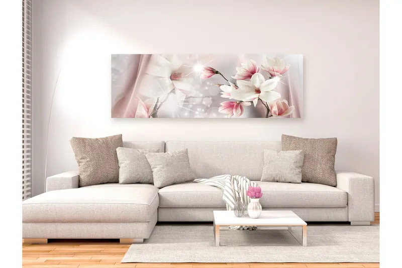 Tavla Magnolia Reflection 1 Part Narrow 150x50 - Artgeist sp. z o. o. - Inredning - Tavlor & konst - Canvastavlor