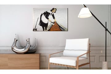 Tavla Maid in London by Banksy 120x80 cm - Inredning - Tavlor & konst - Canvastavlor
