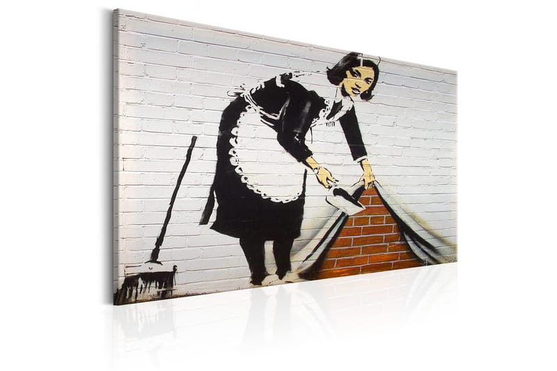 Tavla Maid in London by Banksy 120x80 cm - Inredning - Tavlor & konst - Canvastavlor