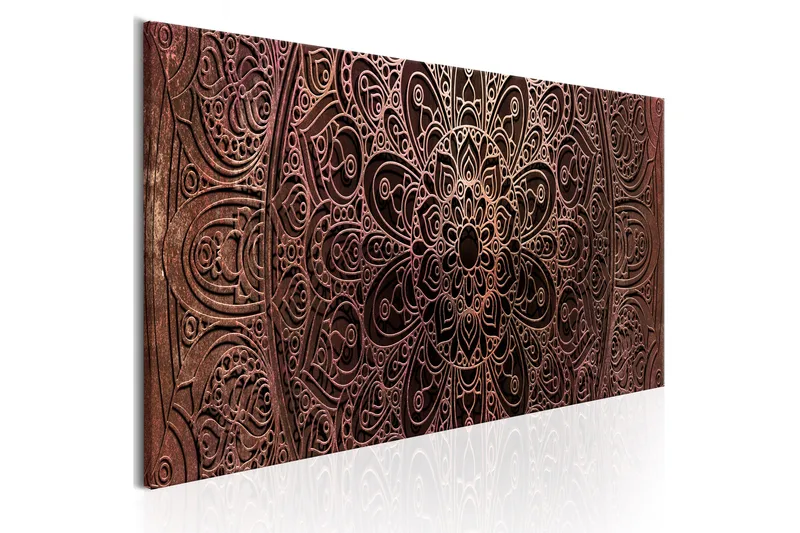 Tavla Mandala Amber Silence 150x50, Artgeist sp. z o. o.
