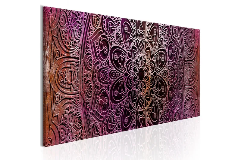 Tavla Mandala Amethyst Energy 120x40, Artgeist sp. z o. o.