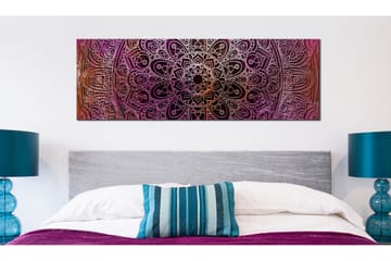 Tavla Mandala Amethyst Energy 135x45 - Artgeist sp. z o. o. - Inredning - Tavlor & konst - Canvastavlor