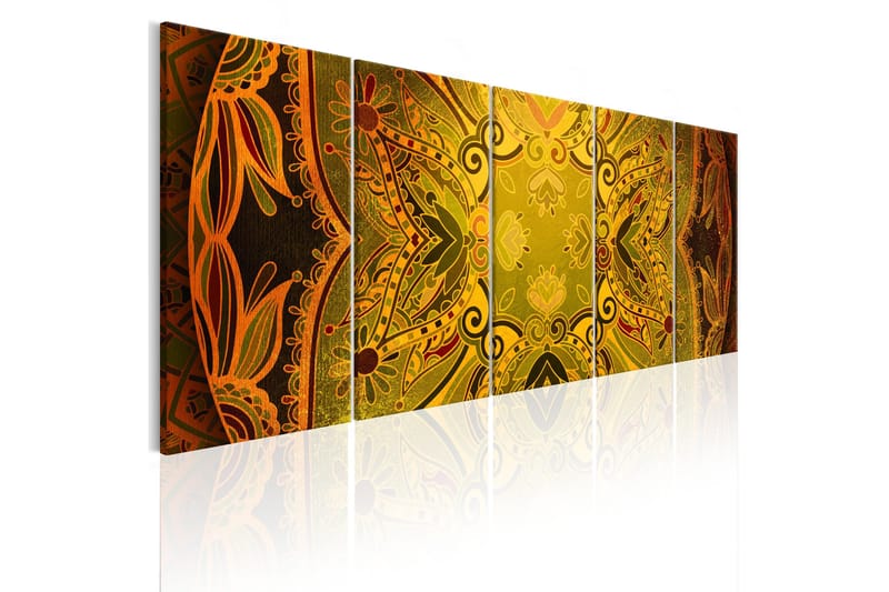 Tavla Mandala Flowery Wings 200x80, Artgeist sp. z o. o.