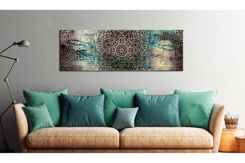 Tavla Mandala Knot Of Peace 135x45 - Artgeist sp. z o. o. - Inredning - Tavlor & konst - Canvastavlor