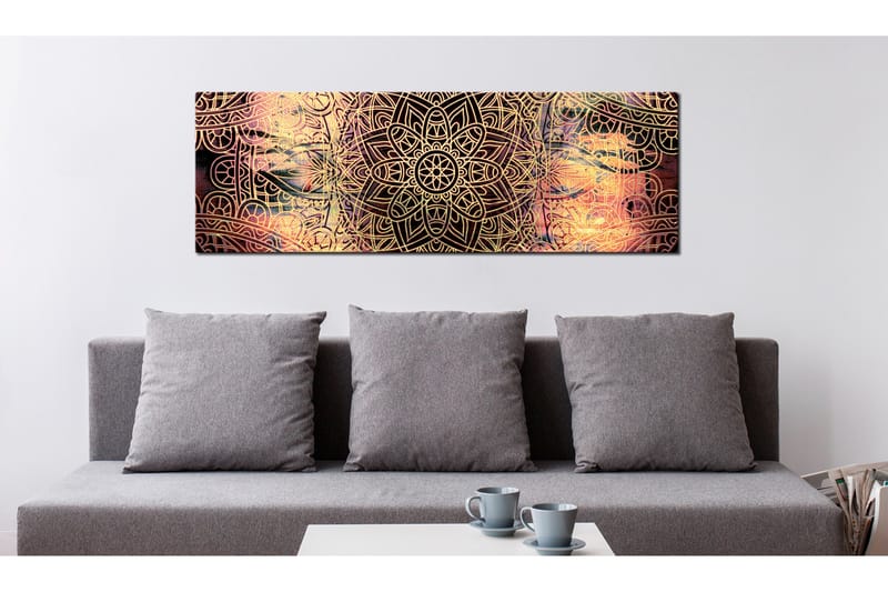 Tavla Mandala Sunny Poetry 120x40 - Artgeist sp. z o. o. - Inredning - Tavlor & konst - Canvastavlor