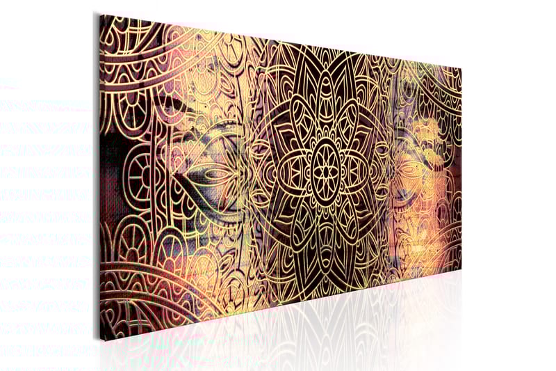 Tavla Mandala Sunny Poetry 120x40 - Artgeist sp. z o. o. - Inredning - Tavlor & konst - Canvastavlor