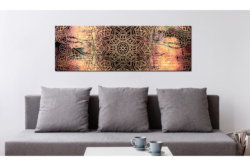 Tavla Mandala Sunny Poetry 120x40 - Artgeist sp. z o. o. - Inredning - Tavlor & konst - Canvastavlor