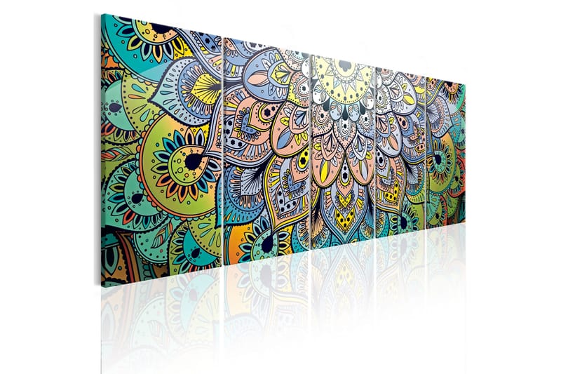 Tavla Mandala Peacock's Tail 200x80, Artgeist sp. z o. o.