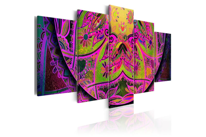 Tavla Mandala Pink Power 200x100, Artgeist sp. z o. o.