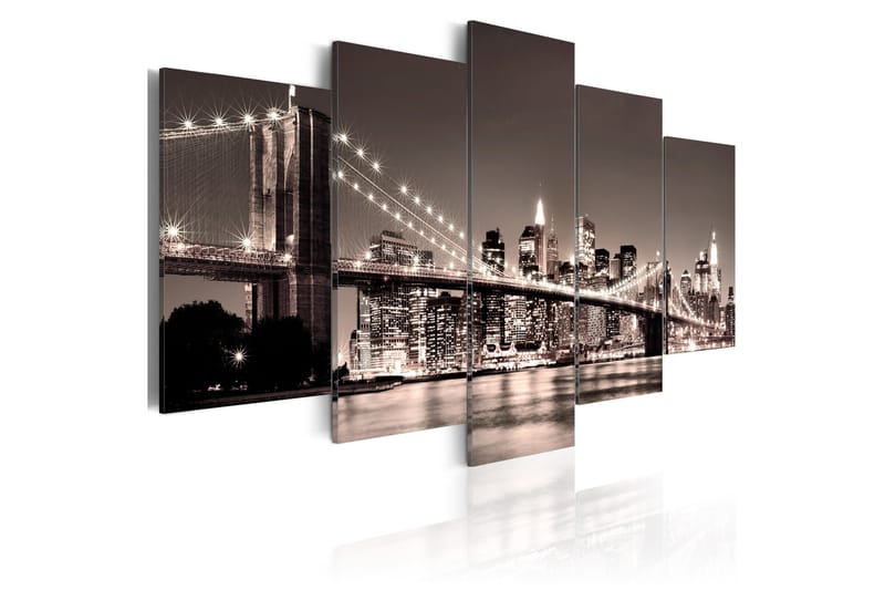 Tavla Manhattan Brooklyn Bridge Ii 200x100, Artgeist sp. z o. o.