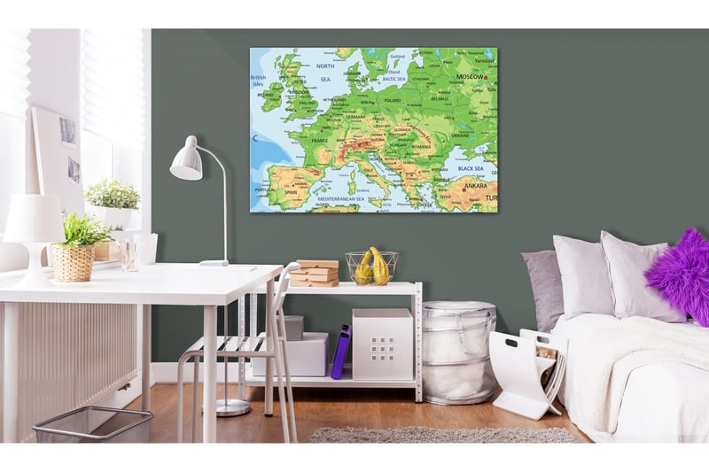 Tavla Map of Europe 60x40, undefined