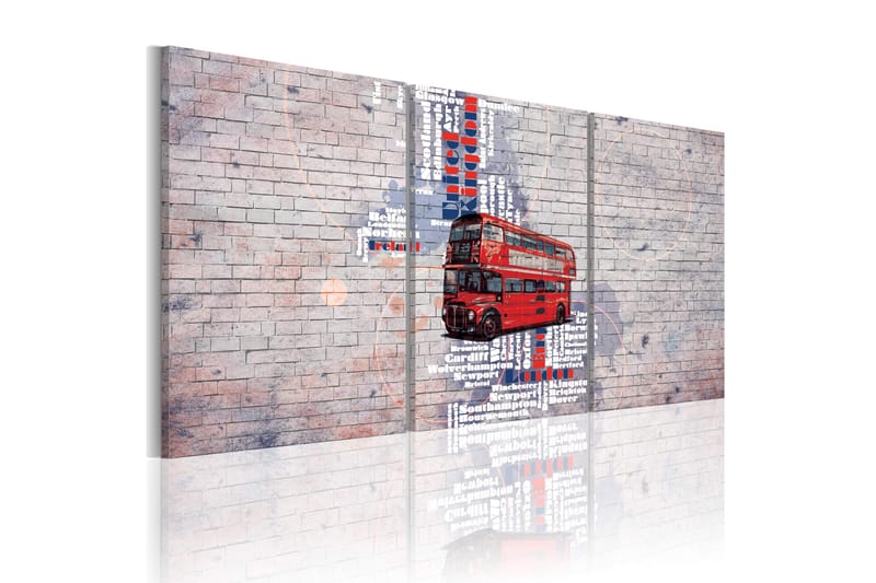 Tavla Map United Kingdom 60x30 - Artgeist sp. z o. o. - Inredning - Tavlor & konst - Canvastavlor