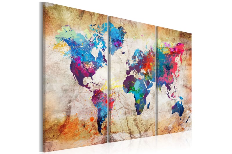 Tavla Maps: Urban Style 90x60 - Artgeist sp. z o. o. - Inredning - Tavlor & konst - Canvastavlor