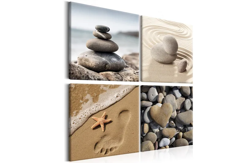 Tavla Marine Quartet 80x80, Artgeist sp. z o. o.