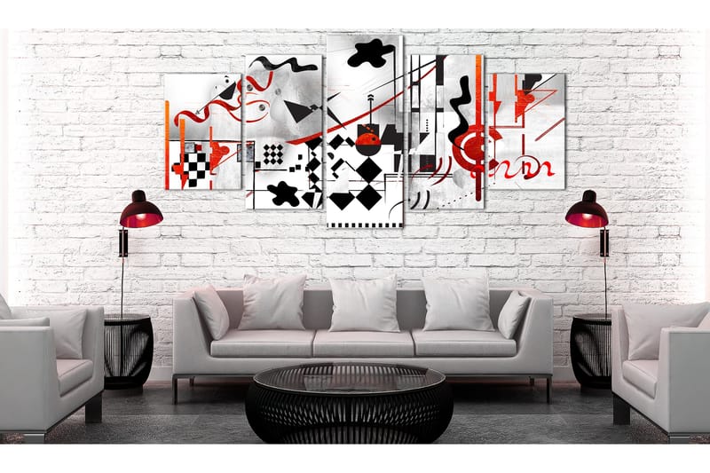 Tavla Maze 5 Parts Wide 100x50 - Artgeist sp. z o. o. - Inredning - Tavlor & konst - Canvastavlor