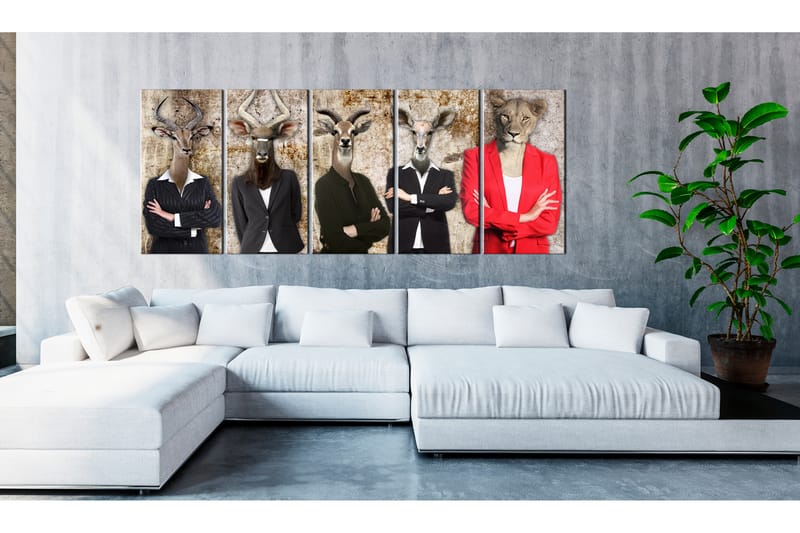 Tavla Me And The Rest 225x90 - Artgeist sp. z o. o. - Inredning - Tavlor & konst - Canvastavlor