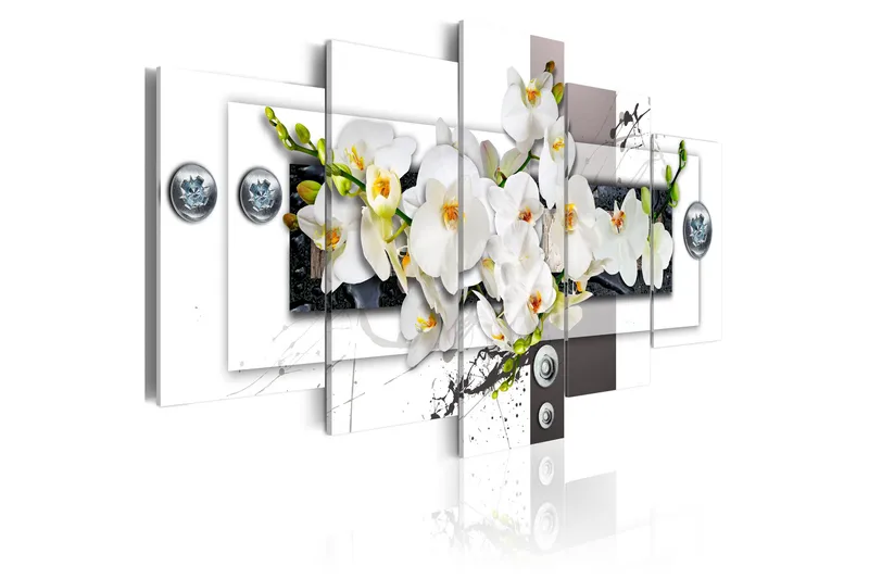 Tavla Mechanical Orchid 200x100, Artgeist sp. z o. o.