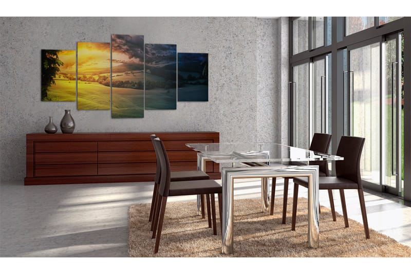 Tavla Mellan Natt Och Dag 100x50 - Artgeist sp. z o. o. - Inredning - Tavlor & konst - Canvastavlor