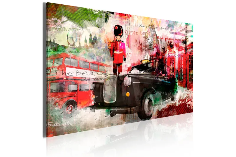 Tavla Memories From London 60x40, Artgeist sp. z o. o.