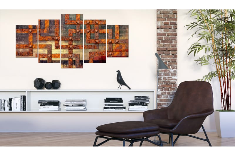 Tavla Metal Maze 100x50 - Artgeist sp. z o. o. - Inredning - Tavlor & konst - Canvastavlor