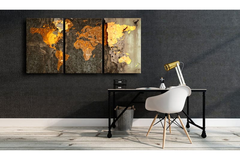 Tavla Metal World 60x30 - Artgeist sp. z o. o. - Inredning - Tavlor & konst - Canvastavlor
