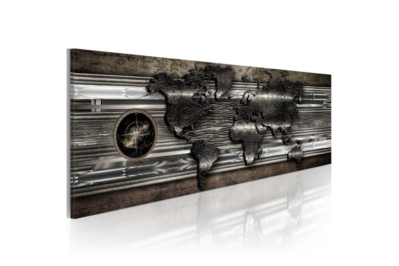 Tavla Metalic Map 150x50, Artgeist sp. z o. o.