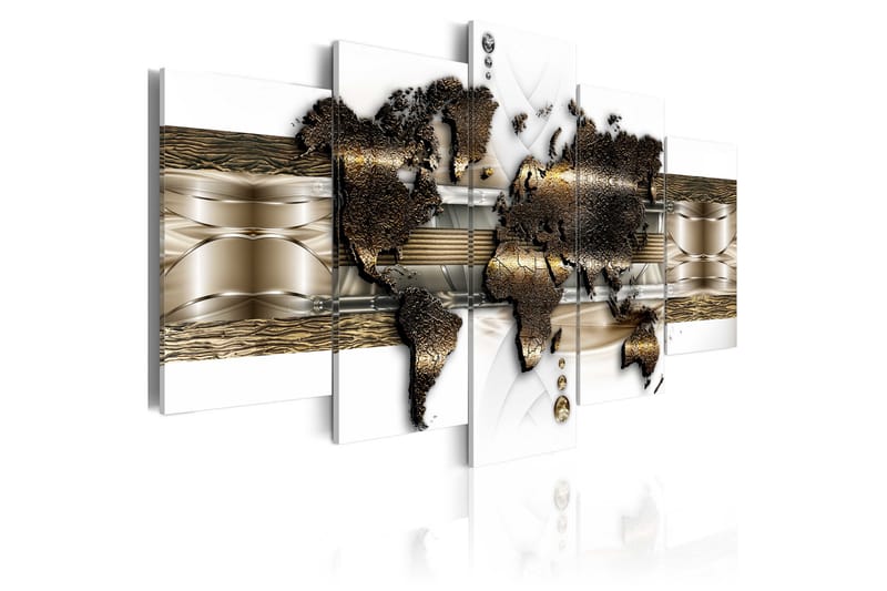 Tavla Metalic World 100x50 - Artgeist sp. z o. o. - Inredning - Tavlor & konst - Canvastavlor