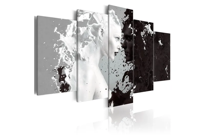 Tavla Milk & Choco 5 Pieces 100x50, Artgeist sp. z o. o.