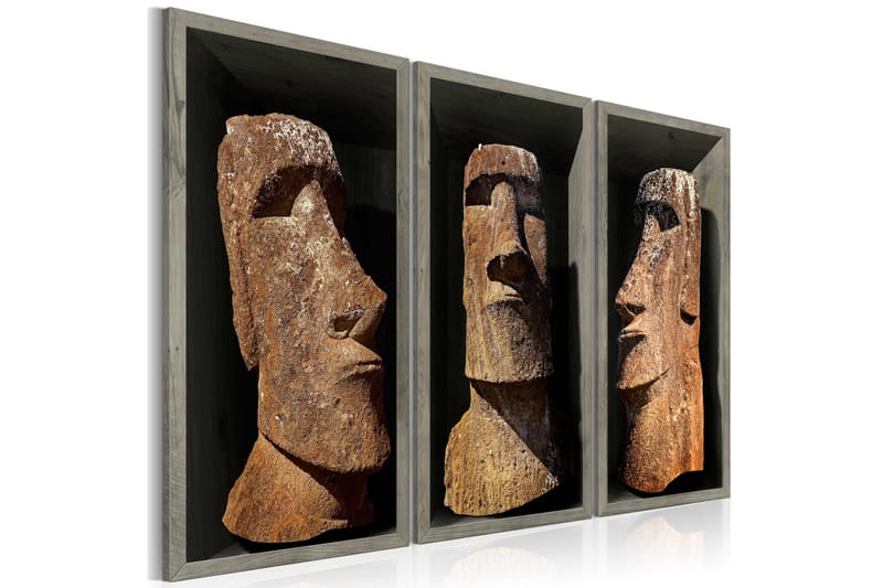 Tavla Moai Easter Island 90x60, Artgeist sp. z o. o.