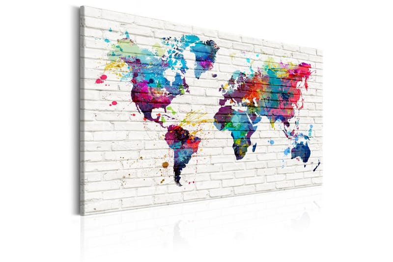 Tavla Modern Style: Walls of the World 90x60 - Artgeist sp. z o. o. - Inredning - Tavlor & konst - Canvastavlor