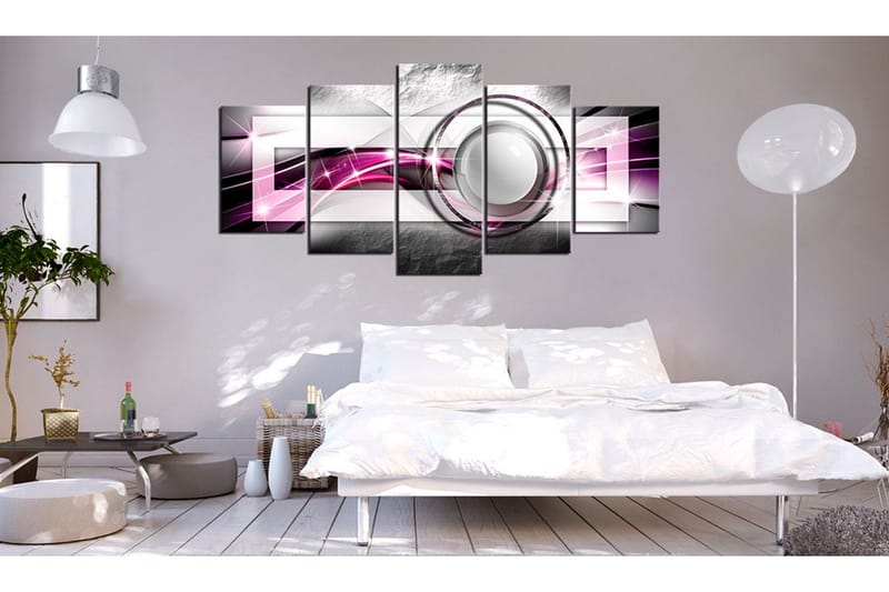 Tavla Modern Pink 100x50 - Artgeist sp. z o. o. - Inredning - Tavlor & konst - Canvastavlor