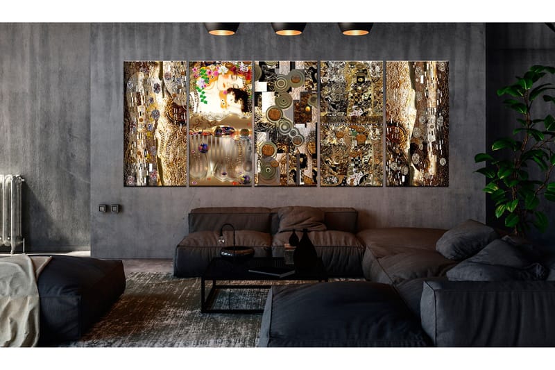 Tavla Mom With Child 5 Parts Narrow 225x90 - Artgeist sp. z o. o. - Inredning - Tavlor & konst - Canvastavlor