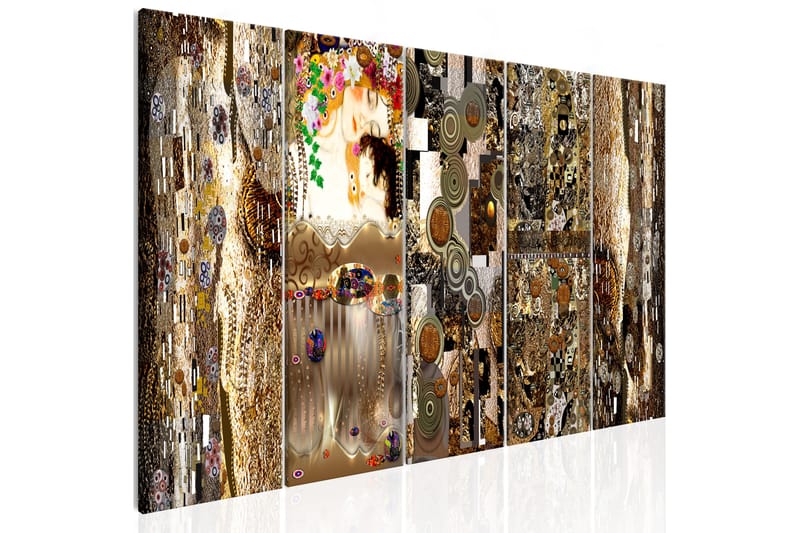Tavla Mom With Child 5 Parts Narrow 225x90 - Artgeist sp. z o. o. - Inredning - Tavlor & konst - Canvastavlor