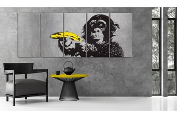 Tavla Monkey And Banana 200x80 - Artgeist sp. z o. o. - Inredning - Tavlor & konst - Canvastavlor