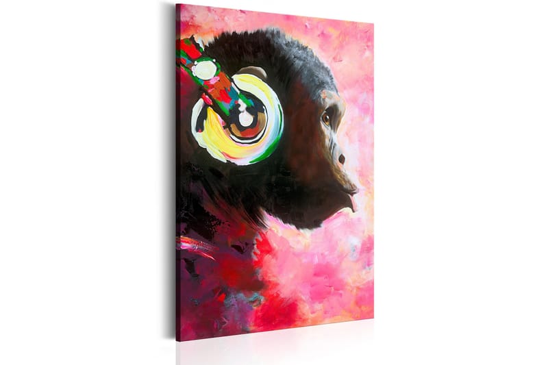 Tavla Monkey Music 80x120 - Artgeist sp. z o. o. - Inredning - Tavlor & konst - Canvastavlor