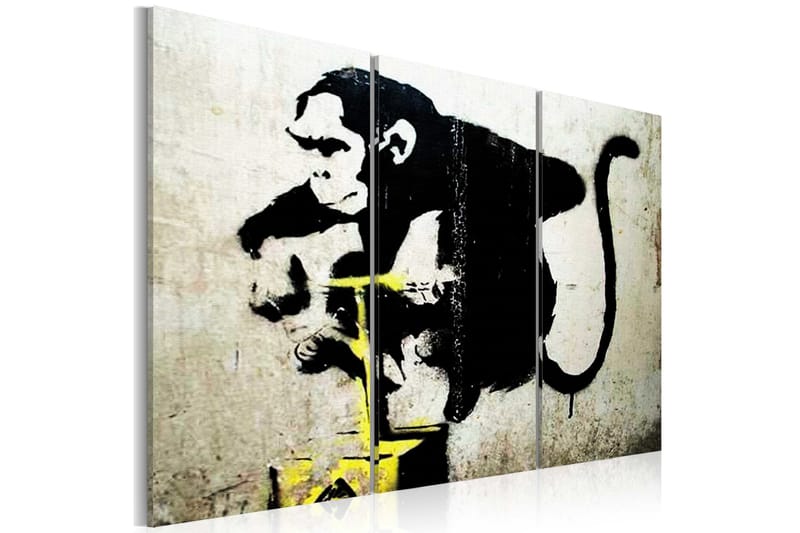 Tavla Monkey Tnt Detonator By Banksy 90x60 - Artgeist sp. z o. o. - Inredning - Tavlor & konst - Canvastavlor